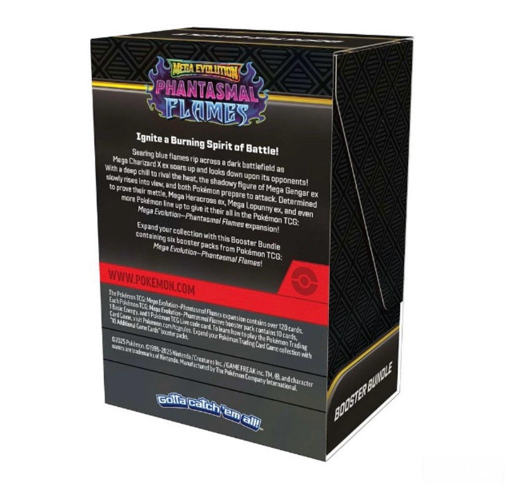 Pokémon - TCG - Mega Evolutions Phantasmal Flames Booster Bundle
