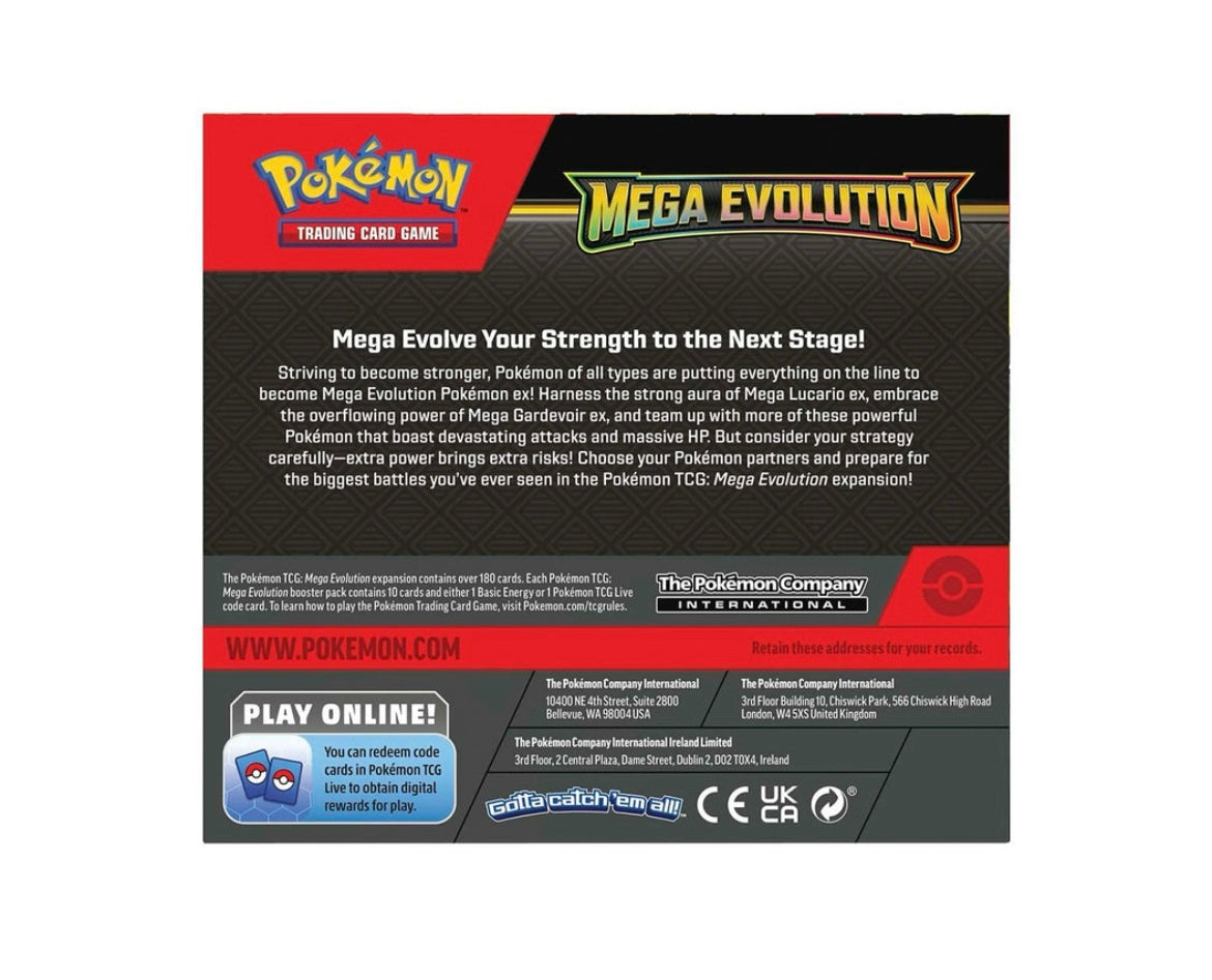 Pokemon TCG: Mega Evolution Booster Display