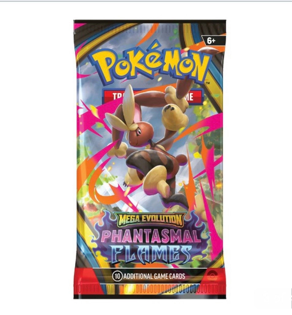 Pokemon TCG - Mega Evolutions Phantasmal Flames Booster packs