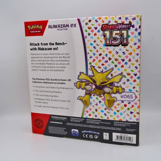 Pokemon TCG: Scarlet & Violet—151 Collection—Alakazam Ex Box – Assorted*