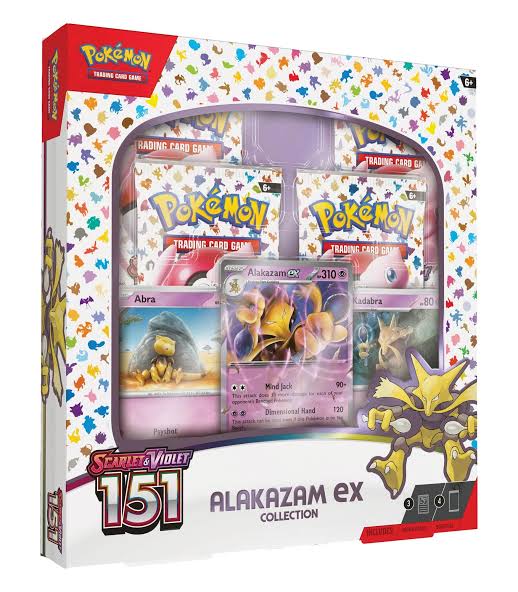 Pokemon TCG: Scarlet & Violet—151 Collection—Alakazam Ex Box – Assorted*